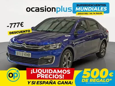Usado Citroën C-Elysee I PureTech 82 CV (60 kW) 2018 Azul Berlina