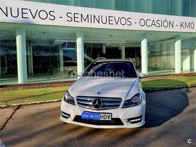 Usado Mercedes C200 Avantgarde 136 CV (100 kW) 2011 Blanco Familiar