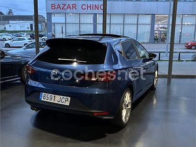 Usado Seat Leon FR 150 CV (110 kW) 2015 Azul Berlina