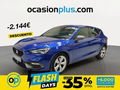 Usado Seat Leon FR 150 CV (110 kW) 2021 Azul