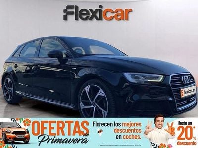 Usado Audi A3 150 CV (110 kW) 2020 Negro Berlina
