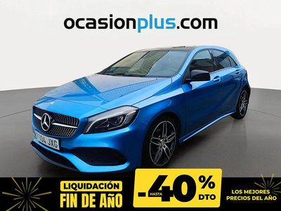Azul Usado 2017 Mercedes A200 AMG line Utilitario | 18.510 € (Precio justo)