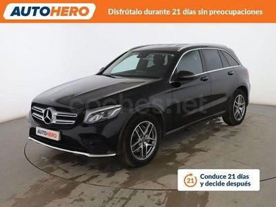Usado Mercedes GLC250 AMG line 211 CV (155 kW) 2018 Negro SUV