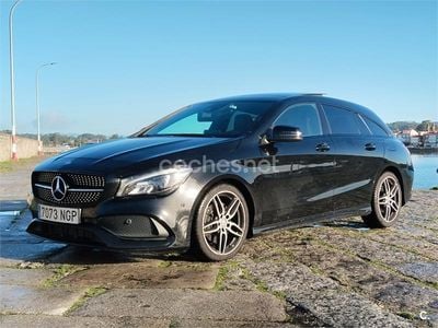 Negro Usado 2016 Mercedes CLA220 Shooting Brake AMG line Familiar | 18.500 € (Precio justo)