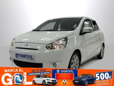 Usado Mitsubishi Space Star Motion 80 CV (58 kW) 2015 Blanco Berlina