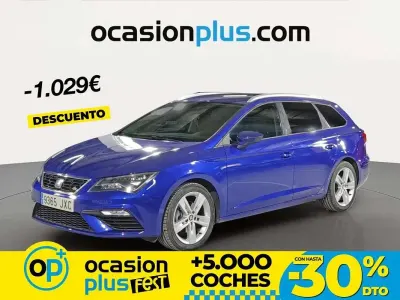 Usado Seat Leon ST FR 150 CV (110 kW) 2017 Azul Familiar