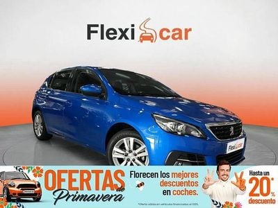 Usado Peugeot 308 Active 110 CV (80 kW) 2021 Azul Berlina