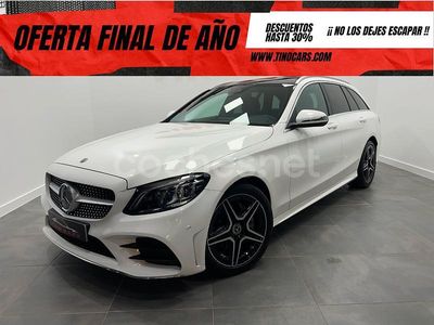 Blanco Usado 2021 Mercedes C220 Familiar | 29.990 € (Precio justo)