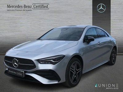Plata hightech Usado 2025 Mercedes CLA250e AMG line Berlina | 41.500 € (Precio justo)