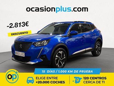 Usado Peugeot 2008 Allure 130 CV (95 kW) 2021 Azul SUV