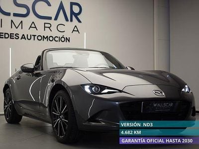 Gris Usado 2024 Mazda MX5 Exclusive-Line Descapotable | 34.350 € (Un poco caro)