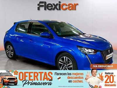 Usado Peugeot 208 Allure 100 CV (73 kW) 2020 Azul Utilitario