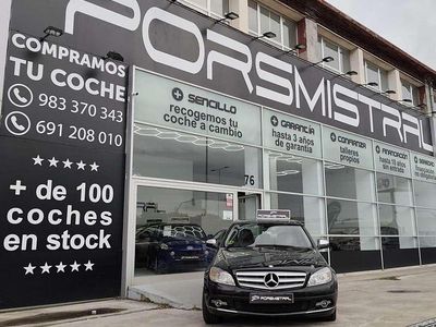 Usado Mercedes C220 Avantgarde 170 CV (125 kW) 2007 Negro Berlina