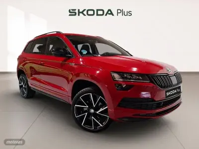 Usado Skoda Karoq SportLine 150 CV (110 kW) 2021 Rojo SUV