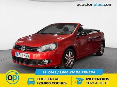 Rojo Usado 2012 VW Golf Cabriolet Descapotable | 7490 € (Buen precio)
