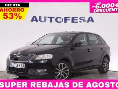 Usado Skoda Rapid Ambition 116 CV (85 kW) 2017 Negro Utilitario