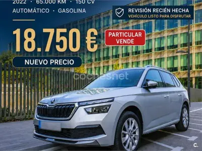 Usado Skoda Kamiq Style 150 CV (110 kW) 2022 Gris / plata SUV