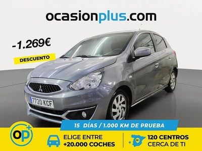 Usado Mitsubishi Space Star Motion 80 CV (58 kW) 2017 Gris Utilitario