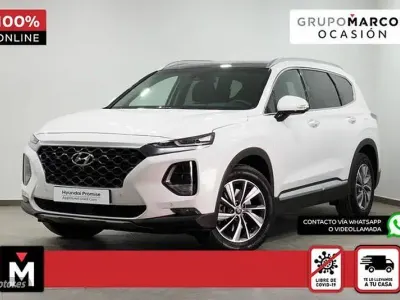 Usado Hyundai Santa Fe Style 200 CV (147 kW) 2020 Blanco SUV