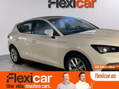 Usado Seat Leon Style 115 CV (84 kW) 2020 Blanco Berlina