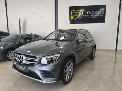 Usado Mercedes GLC250 AMG line 204 CV (150 kW) 2016 Gris / plata SUV