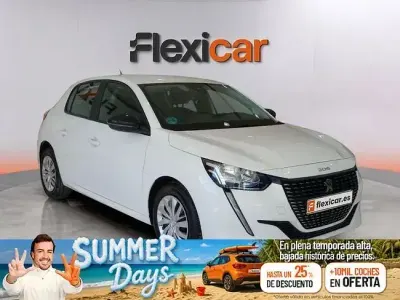 Usado Peugeot 208 Active 100 CV (73 kW) 2022 Blanco Utilitario