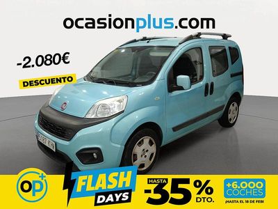 Usado Fiat Qubo Lounge 95 CV (69 kW) 2018 Verde Monovolumen