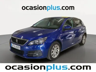 Usado Peugeot 308 Style 131 CV (96 kW) 2019 Azul Utilitario