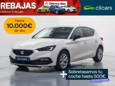 Usado Seat Leon Style 115 CV (84 kW) 2022 Blanco Berlina