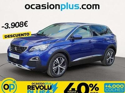 Usado Peugeot 3008 Allure 131 CV (96 kW) 2018 Azul SUV