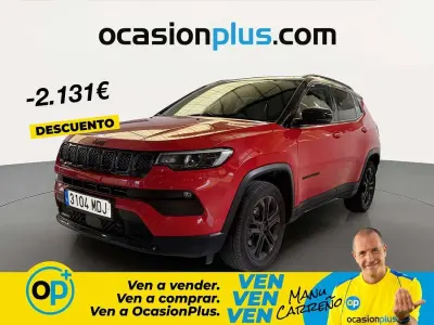Usado Jeep Compass Night Eagle 130 CV (95 kW) 2023 Rojo SUV