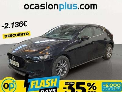 Usado Mazda 3 Prime-Line 140 CV (102 kW) 2025 Negro Utilitario