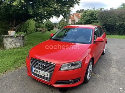 Usado Audi A3 Ambition 140 CV (102 kW) 2009 Rojo Berlina