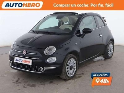 Blanco Usado 2019 Fiat 500C Lounge Descapotable | 11.599 € (Precio justo)