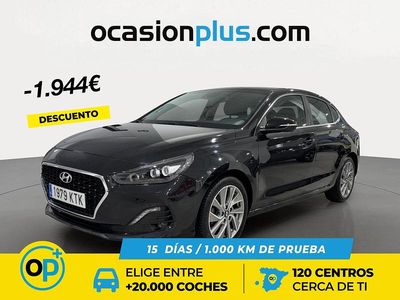 Usado Hyundai i30 120 CV (88 kW) 2019 Negro