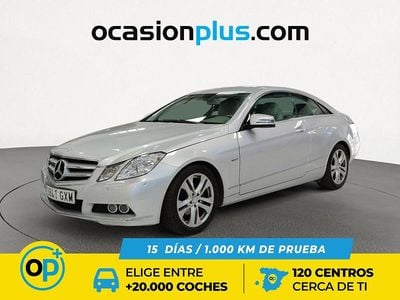Usado Mercedes E200 Avantgarde 184 CV (135 kW) 2010 Gris plata Coupe