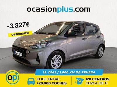 Usado Hyundai i10 67 CV (49 kW) 2022 Gris / plata Utilitario