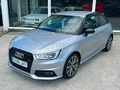 Usado Audi A1 S-Line 90 CV (66 kW) 2015 Gris / plata Utilitario