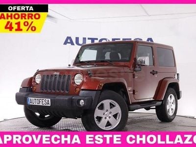 Usado Jeep Wrangler Sahara 200 CV (147 kW) 2012 Granate SUV