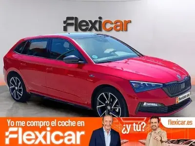 Usado Skoda Scala Monte Carlo 110 CV (80 kW) 2022 Rojo Utilitario