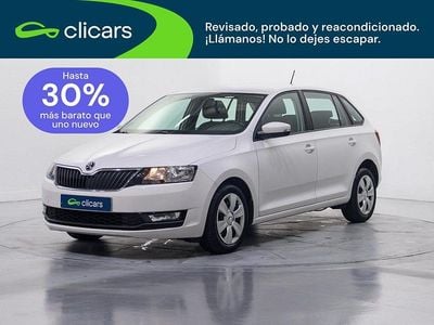 Usado Skoda Rapid Active 90 CV (66 kW) 2017 Blanco Utilitario