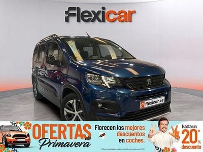 Usado Peugeot Rifter GT 130 CV (95 kW) 2022 Azul Monovolumen