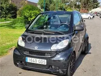 Usado Smart ForTwo Cabrio Passion 71 CV (52 kW) 2008 Negro Descapotable