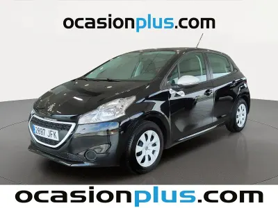 Usado Peugeot 208 68 CV (50 kW) 2015 Negro Utilitario