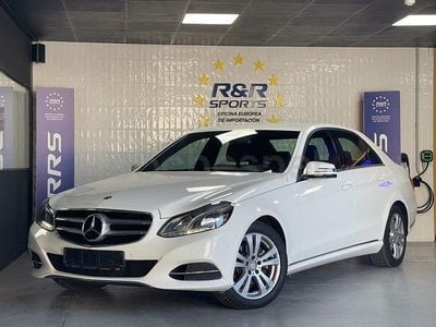 Usado Mercedes E200 Avantgarde Edition 136 CV (100 kW) 2013 Blanco Berlina