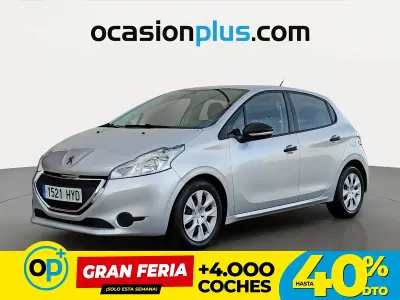 Usado Peugeot 208 Business-Line 68 CV (50 kW) 2014 Gris Utilitario
