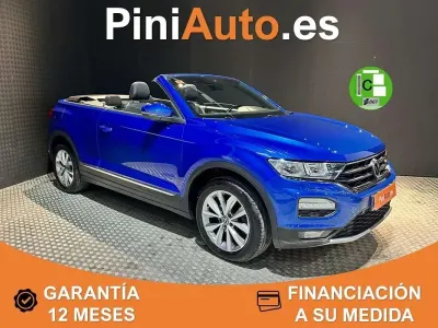 Usado VW T-Roc Cabriolet Style 150 CV (110 kW) 2021 Azul Descapotable