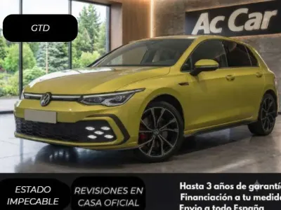 Usado VW Golf VIII R-line 150 CV (110 kW) 2022 Amarillo Utilitario