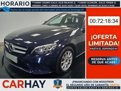 Usado Mercedes C200 Business 162 CV (119 kW) 2019 Negro Familiar
