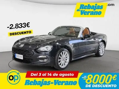 Usado Fiat 124 Spider Lusso 140 CV (102 kW) 2018 Negro Descapotable